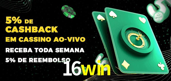 Promoções do cassino ao Vivo 16win